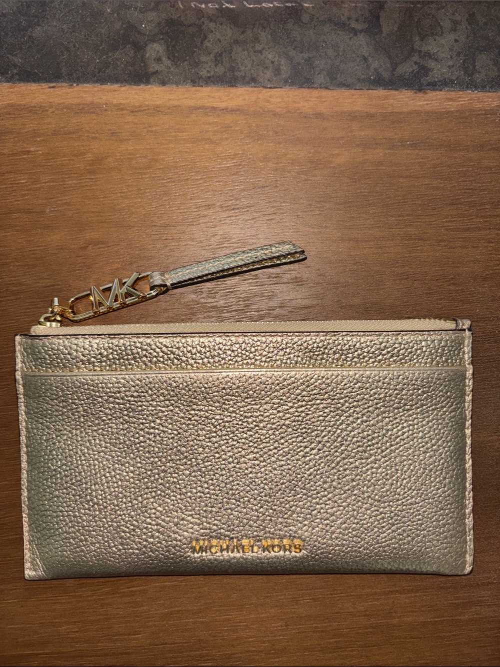 Michael Kors Gold Leather Slim Wallet 🤩💳